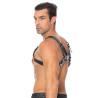 Ouch! Harness Harnais Chest Bulldog Noir
